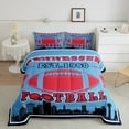 thumbnail image 2 of Erosebridal American Football Bedding King Comforter Set,Sport Theme Bedding Sets King with Comforter,Ball Game Decor(Tennessee),Reversible,Lightweight,3-Piece, 2 of 8