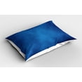 thumbnail image 2 of Ambesonne Blue Pillow Sham 2 Pack, Retro Grunge Print, 36"x20", Persian Blur Royal Blue, 2 of 3