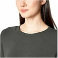 thumbnail image 3 of Mondetta Ladies' Lightweight Crewneck Brushed Tunic Sweatshirt (Burnt Olive, X-Small), 3 of 4