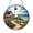 Acrylic 3.5 Inch, variant on Stained Glass Lighthouse Suncatcher Window Hanging, Seaside Coastal Scene Window Decor for Home