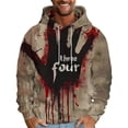 thumbnail image 3 of Sudadera con capucha sangrienta con letras que salvan vidas impresas en 3D para hombre, divertida sudadera de Halloween, sudadera con capucha para hombre, sudadera con capucha de terror informal, 3 of 5