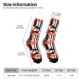 thumbnail image 4 of Goofa Cool Flamingo Printed Men's Crew Socks, Soft Durable Breathable Moisture-Wicking with Odor Control Cotton socks, 4 of 9