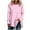 Pink#1, variant on Utoimkio Women's Casual Fall Tops 2025 Crewneck Long Sleeve Shirts Dropped Shoulder Loose Fit Basic T Shirts Fall Tee Clothes