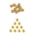 thumbnail image 1 of 20 piezas de espaciadoras huecas de moda para mujer para joyas de oro, 1 of 9