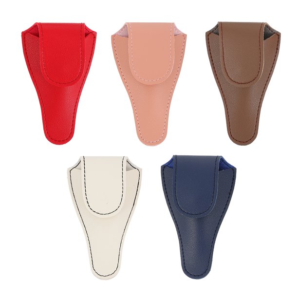 Bolsa para tijeras de pedicura, tijeras para cutículas, kit de cuidado personal, bolsa de almacenamiento, 5 unidades