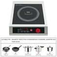 thumbnail image 3 of TFCFL 3500W Commercial Induction Cooktop Countertop Electric Induction Burner Electric Stove LED Display, 3 of 22