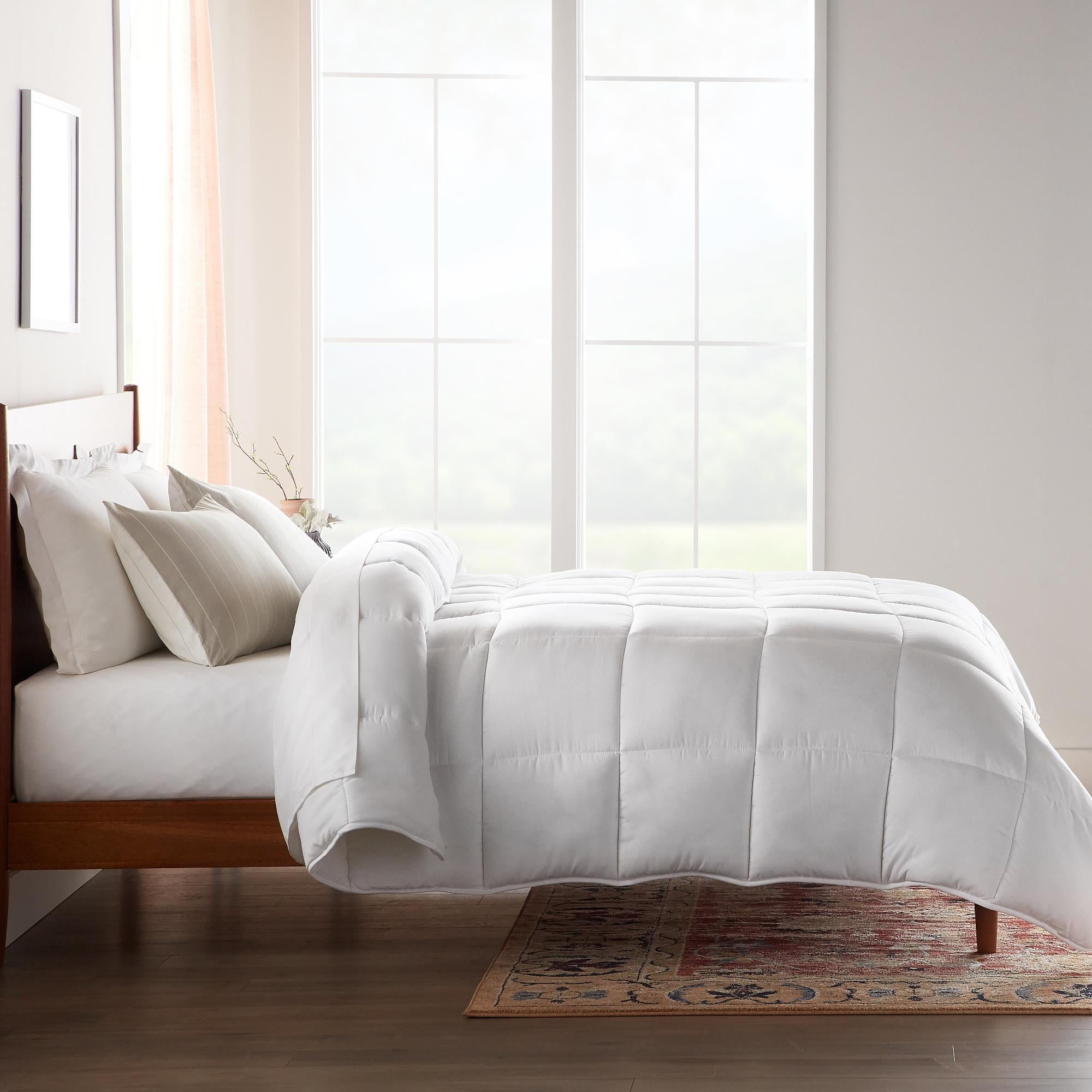 Rest Haven All-Season Down Alternative Comforter, Queen, White