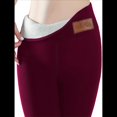 thumbnail image 1 of Leggings de Cintura Alta y Gruesos para Mujer: Pantalones de Yoga, Ciclismo y Entrenamiento con Control de Abdomen Sin Transparencias. Vino Tinto y Etiqueta M, 1 of 3