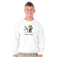 thumbnail image 3 of BBQ Exploding Fire Unlucky Grilling Men's Crewneck Sweatshirt Brisco Brands M, 3 of 6