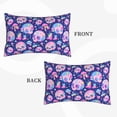 thumbnail image 2 of Daiia colorful Skull mushroom rainbow Bedding Waterproof Pillow Protector Zippered Queen – Bed Bug Proof Pillow Encasement-14"x20", 2 of 6