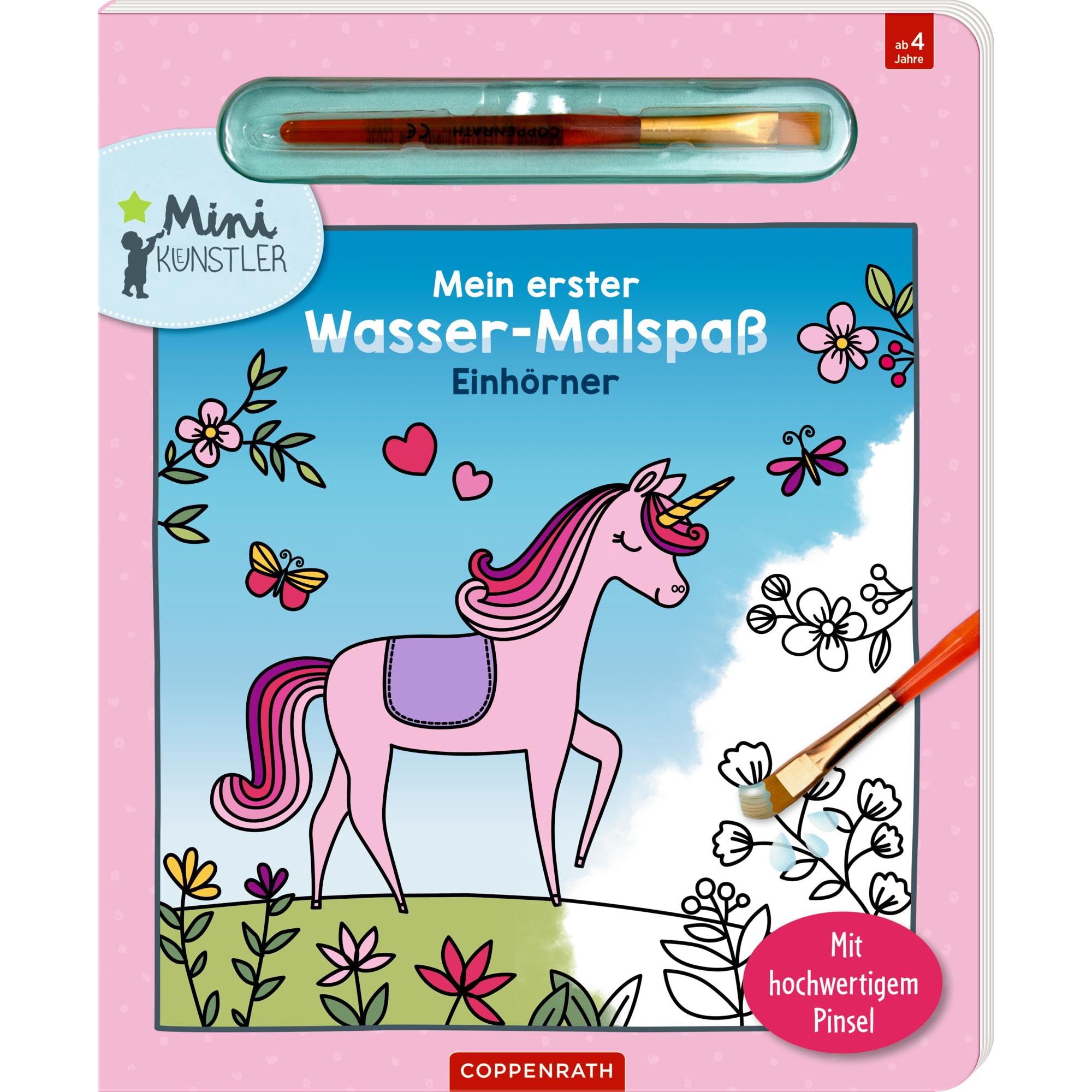 Elisabeth Morai Mein erster Wasser-Malspa&szlig;: Einh&ouml;rner: Kreatives Wasser-Malbuch mit (Paperback)