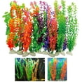 thumbnail image 4 of 6 piezas de decoración de plantas artificiales de plástico para acuario, 14 pulgadas de alto, 4 of 4