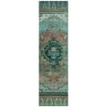 thumbnail image 2 of Addison Rugs Chantille Indoor/Outdoor Transitional Tribal Teal Machine Washable Runner Rug, 2'3" x 7'6", 2 of 7