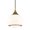 Aged Brass, variant on Mitzi H281701M-PN 1-Light Pendant in a Polished Nickel finish