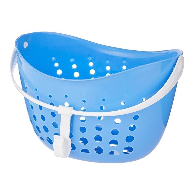 Cesta Multiusos Aurrera de Plástico con Asa para Pinza Color Azul