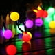 thumbnail image 1 of Guirnaldas de luces solares para exteriores, 60 LED, 10 m, impermeables, IP65 con 8 modos de iluminación, bonita decoración, luz interior y exterior para jardín, terraza, balcón, patio, pérgola, árbol, fiesta de Navidad Rojo Verde Cocina, Decoración y Otros, 1 of 5