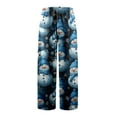 thumbnail image 5 of Gunia Fluffy Pajama Pants For Kids Snowman Autumn Winter Christmas Cute Cartoon Print Casual Home Long Pants Pjs Skin-Friendly Loungewear, 5 of 5