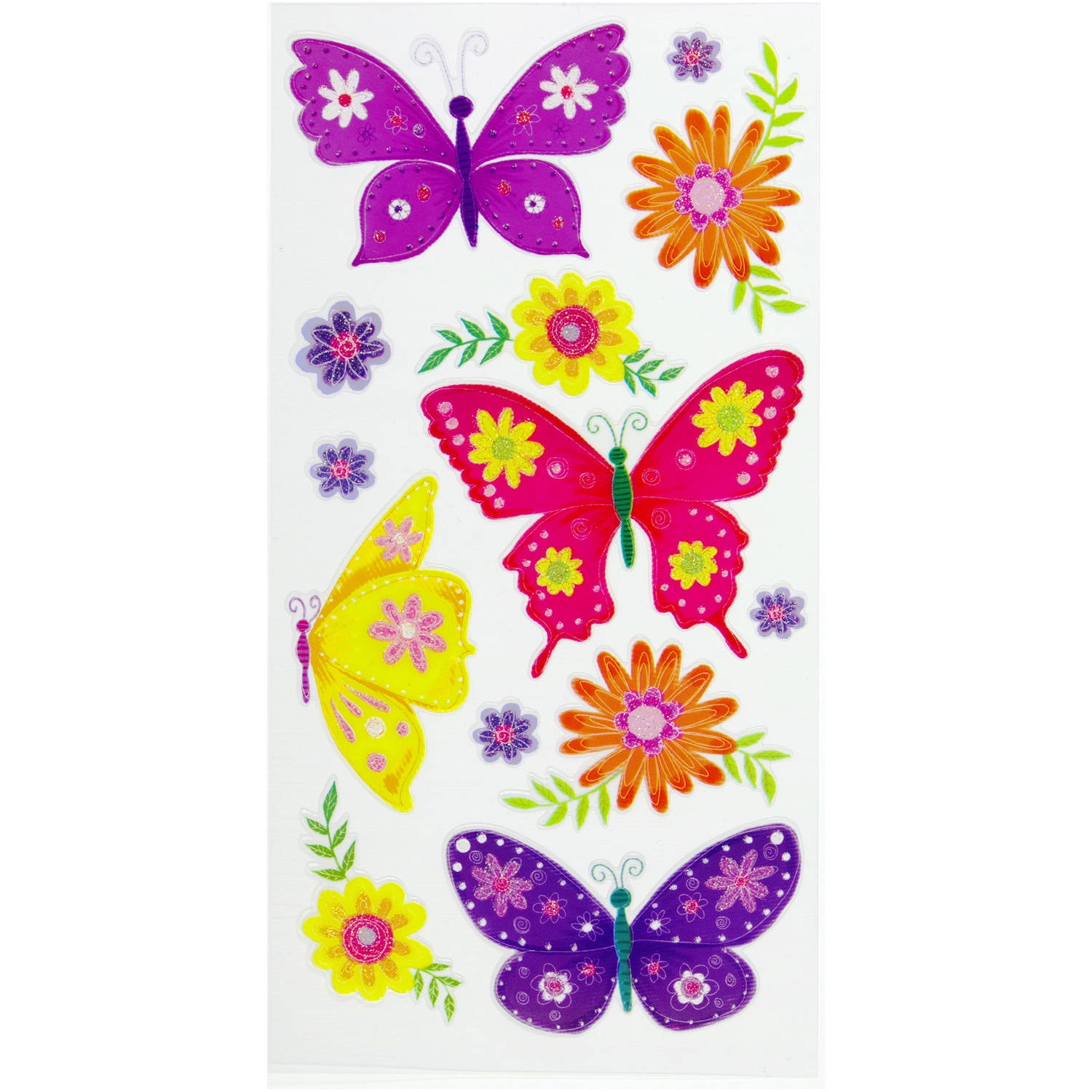 Sticko Themed Stickers Paper Butterflies