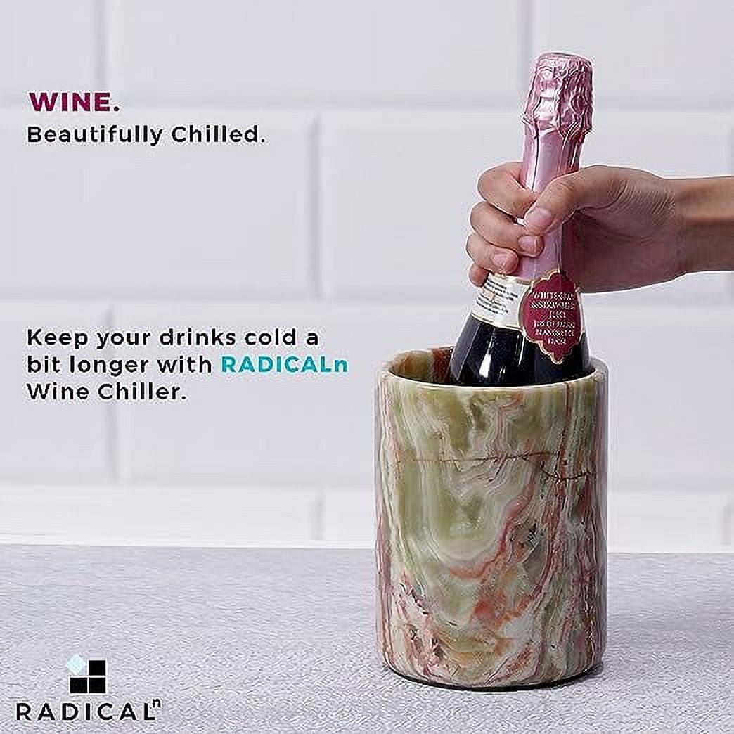 Blanc Marble Wine Bottle Chiller – Domaci