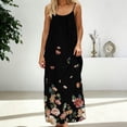 thumbnail image 4 of Enjoytime Sundresses for Women Print Spaghetti Strap Backless Sleeveless Cami Dress Summer Beach Vacation Casual Dresses, 4 of 6