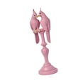 thumbnail image 1 of Adorno de loro para pareja, escultura decorativa, figura creativa y moderna de loro. rosa 85x85x28cm, 1 of 9