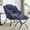Navy Blue, variant on MOONMISS Corduroy Upholstered Oversized Lazy Chair with Folding Ottoman and a Side Pocket-Gray