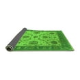 thumbnail image 2 of Ahgly Company Indoor Square Oriental Green Industrial Area Rugs, 4' Square, 2 of 4