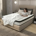thumbnail image 6 of Full Mattress, 12 Inch Hybrid Mattress in a Box, Gel Memory Foam Mattress, Individually Wrapped Pocket Coils Innerspring Mattress, Support & Pressure Relief, Medium Firm Feel, 54"*75", 6 of 13