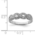 thumbnail image 2 of 925 Sterling Silver Diamond Ring, 2 of 6