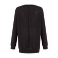 thumbnail image 4 of Plus Size Tops for WomenWomen's Fashion Round Neck Loose Casual Knit Long Sleeve Solid Color Top, 4 of 4