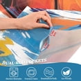 thumbnail image 4 of Baseball Curtain Valance for Windows, Rod Pocket Valance Window Treatments 1 Panel Short Curtains for Kitchen Windows Bathroom Bedroom 54 x 18 inch Home Decor, 4 of 6