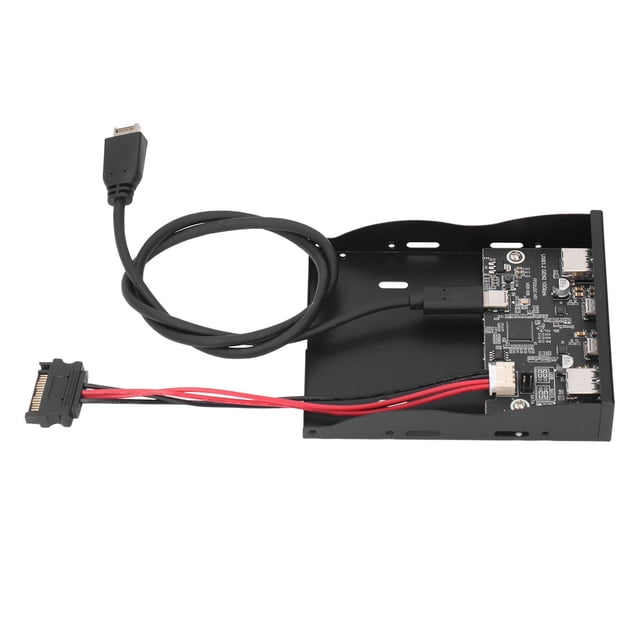 USB 3.2 BUBJOJO DEL PANEJO DEL PANEJO DEL PANTOR USB, enchufo ESTABLE ESTABLE ESTABLE CUBLO A TipO C Panel Frontal 4 Puertos 10 Gbps para PC de Escritorio