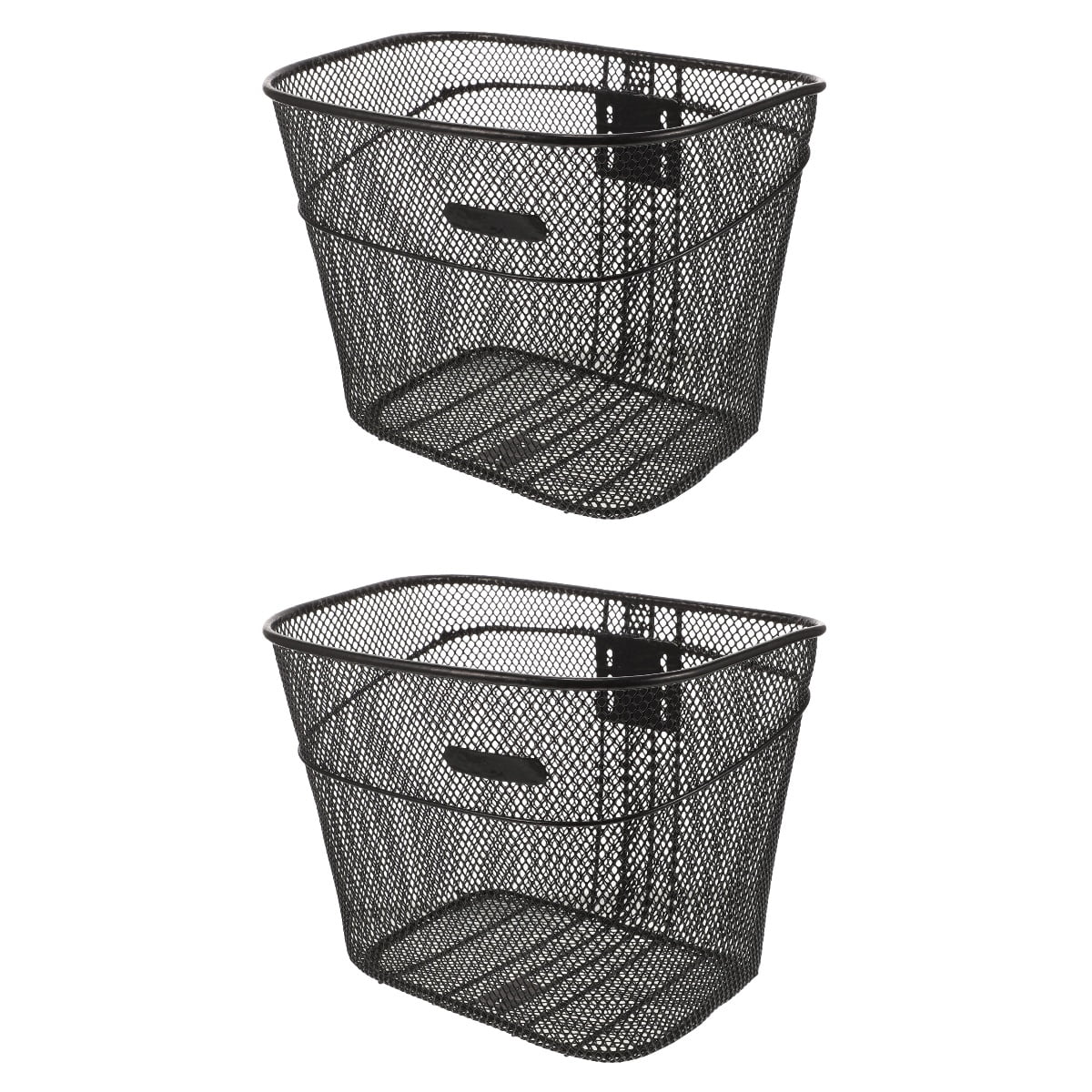 FELTECHELECTR Mlins 2Pcs Sturdy Metal Bike Front Basket for Cycling Handlebar Use