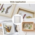 thumbnail image 5 of 10 PCS DIY Shadow Box Frames, 5.6 in Small Square Shadow Boxes for Displaying Dried Flowers, White 3D Floating Frames for Craft Projects, Picture Frames for Home Decor DIY Favors, 5 of 5