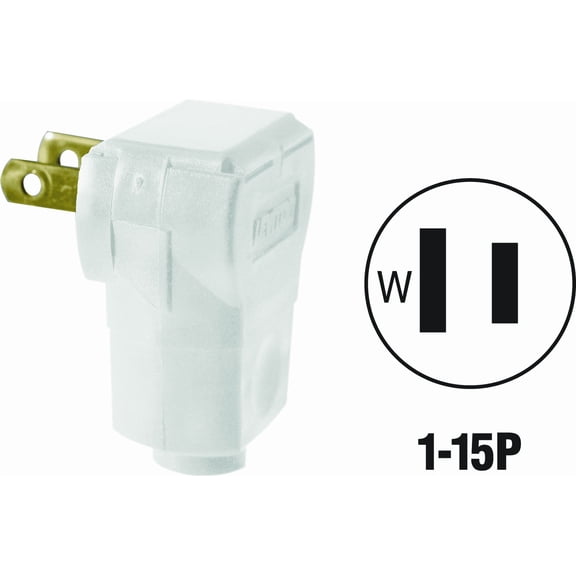 Leviton Cord & Plug — UL Listed for US Residential Electrical Code Compliance, Drop-in NEC-Standard Wiring