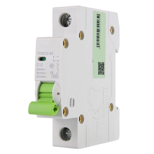 Disyuntor tipo C, TOMC3-63 230/400 V CA 1P Disyuntor miniatura Disyuntor de grado profesional