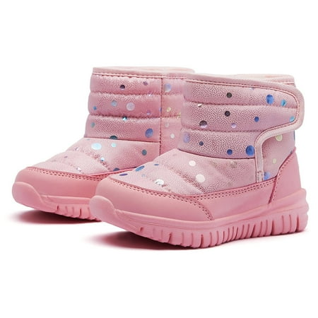 

Babysbule Clearance Girls Shoes Toddler Little Kid Snow Boots For Boys Girls Kids Outdoor Winter Shoes Cotton Boots