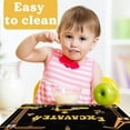 thumbnail image 4 of Educational Preschool Placemats Set of 6 Boho Plastic Table Mats Toddler Children Montessori Place Mats for Kids Washable Vinyl Holiday Table Decoration for Indoor Outdoor Party Kitchen Dining Table, 4 of 9