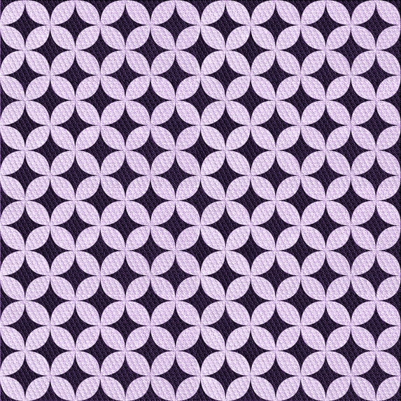 Ahgly Company Machine Washable Indoor Square Transitional Rebecca Purple Area Rugs, 7' Square