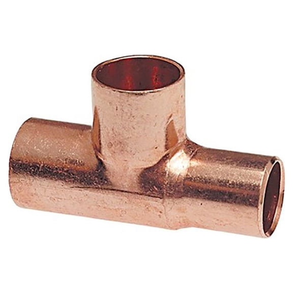 Thrifco Plumbing 5436070 1 X 1 X 1/2 Copper Reduc. Tee