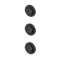 thumbnail image 2 of QualitChoice 1/2/3/5 Réduction de Bruit Coussinets en Cuir pour Écouteurs Pièces de Rechange Réparation Remplacement Noir Blanc 3 Pcs, 2 of 6