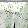 thumbnail image 4 of Leaf Dog Crate Cover, Symmetrical Olive Leaves and Wavy Branches with Patterns Classical Illustration, Easy to Use Pet Kennel Cover Small Dogs Puppies Kittens, 7 Sizes, Green, by Ambesonne, 4 of 6
