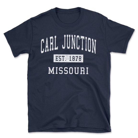 Carl Junction Missouri Classic Established Men's Cotton T-Shirt