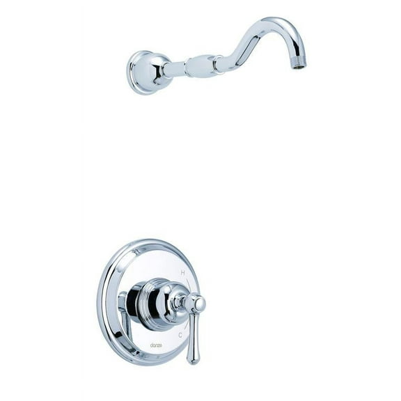 Danze D502757LSTC Opulence One-Handle Shower-Only Trim and Treysta Cartridge-Less Showerhead, Chrome