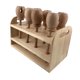 thumbnail image 5 of 8 piezas de maracas de madera, martillos de arena portátiles DIY con sonido claro, instrumento musical de maracas pintado a mano para vacaciones en, 5 of 8