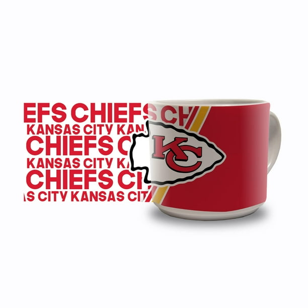 Rico Industries Nfl Football Kansas City Chiefs Taza De Café De Cerámica Metro De 14 Onzas