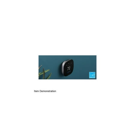 ecobee - Premium Smart Programmable Touch-Screen Thermostat with Siri, Alexa, Apple HomeKit and Google Assistant - Black