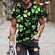 thumbnail image 1 of Tops para hombre, blusas y camisas de manga corta con cuello redondo para hombre, jersey informal con cuello redondo estampado para hombre, pantalones cortos deportivos para fitness, blusa de poliéste, 1 of 5