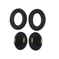 thumbnail image 1 of Sidaley Almohadillas para los oídos Cojín montado en la cabeza Auriculares para juegos Auriculares Orejeras Accesorios Reemplazo para Relojes inteligentes Negro, 1 of 6