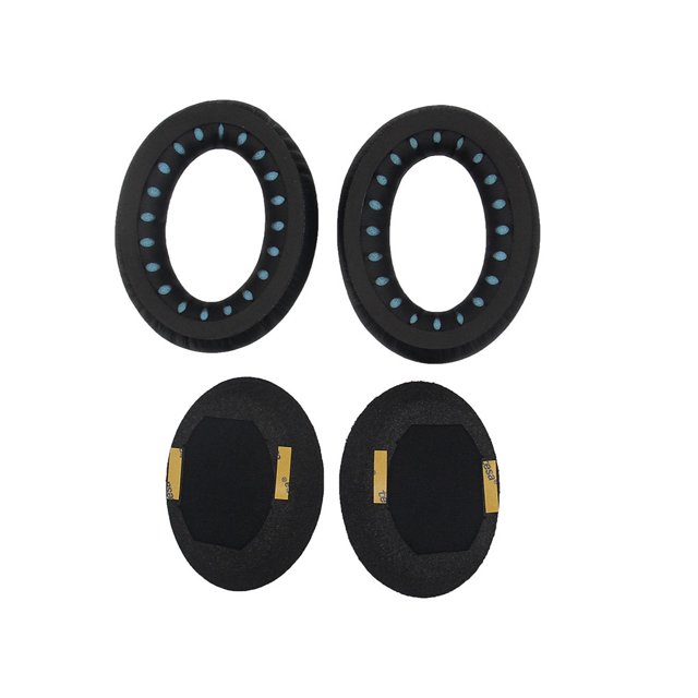 Sidaley Almohadillas para los oídos Cojín montado en la cabeza Auriculares para juegos Auriculares Orejeras Accesorios Reemplazo para Relojes inteligentes Negro